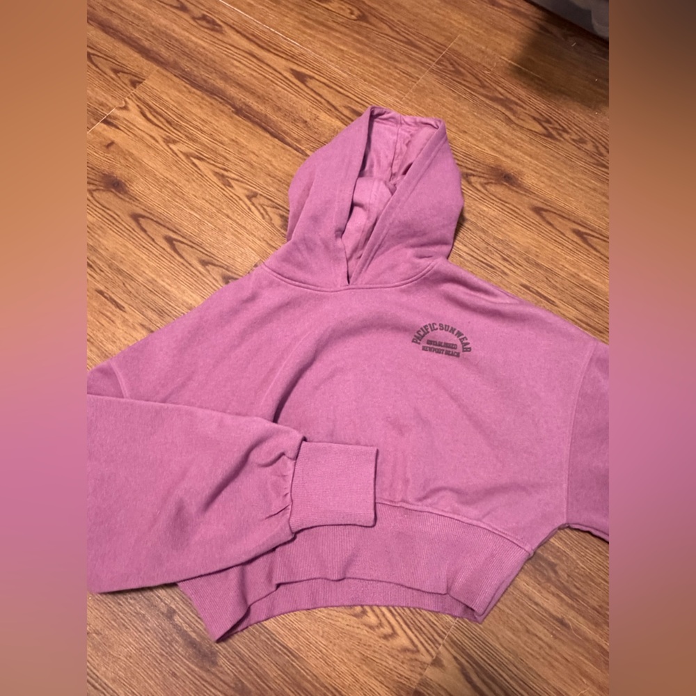 PacSun Mauve Hoodie Sweatshirt